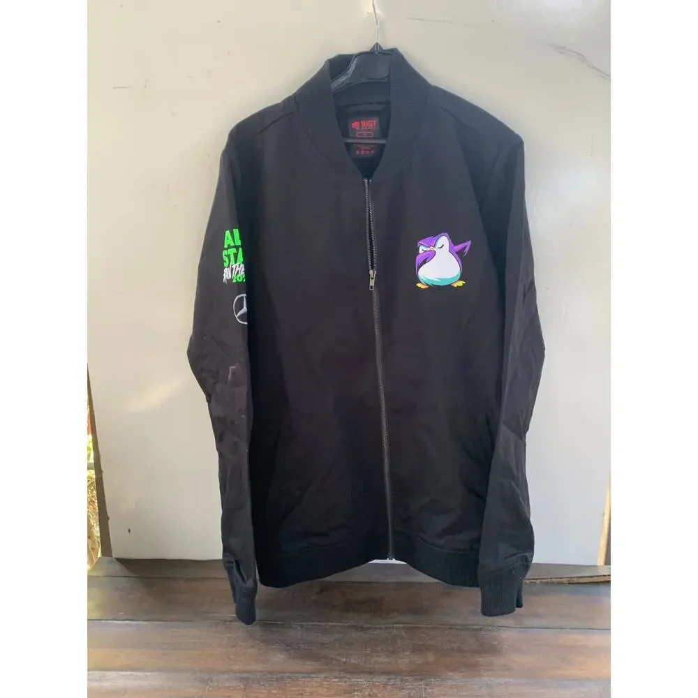 Riot Games League Of Legends Vallorant All Star Run The Rift Jacket Black Sz L